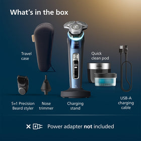 Norelco i9000 Prestige Electric Shaver with nose trimmer accessory