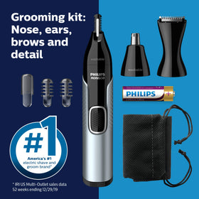 Norelco Nose Trimmer 5000 fully washable design