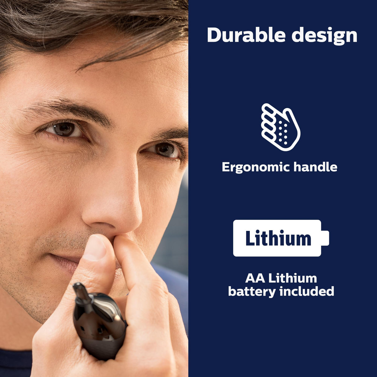 Norelco Nose Trimmer 5000 with AA battery included