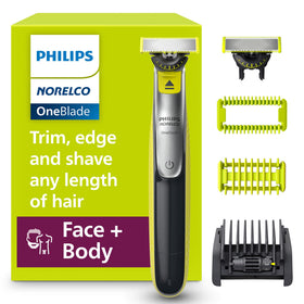 Norelco OneBlade 360 Face + Body Trimmer front view
