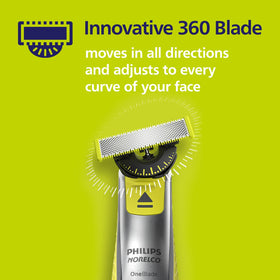 Norelco OneBlade 360 Replacement Blades with grooming tools