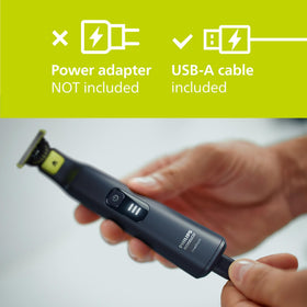 Norelco OneBlade Pro 360 soft pouch and accessories