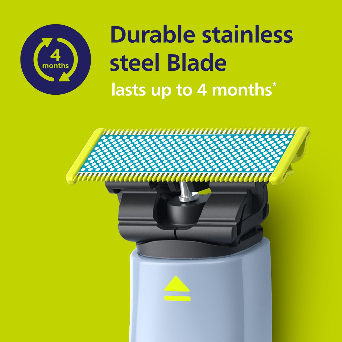 Norelco OneBlade Replacement Blades in use during shaving