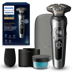 Norelco S9000 Prestige Electric Rotary Shaver front view