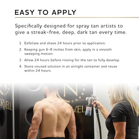 Norvell Competition Tan Spray Tan Solution 34 Oz ingredients list