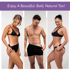 Norvell Venetian Self Tanner Mousse application with mitt