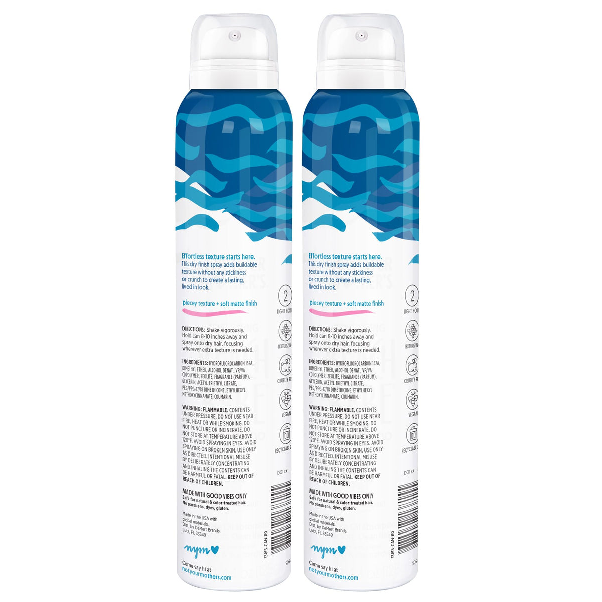 Not Your Mother's Beach Babe Texturizing Dry Finish Spray on a vanity