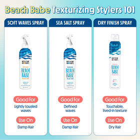 Not Your Mother's Beach Babe Texturizing Dry Finish Spray with beach background