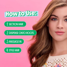 Not Your Mother's Clean Freak Unscented Dry Shampoo Powder on a bathroom counter