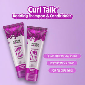 Not Your Mother's Curl Talk Bond Building Shampoo and Conditioner back view