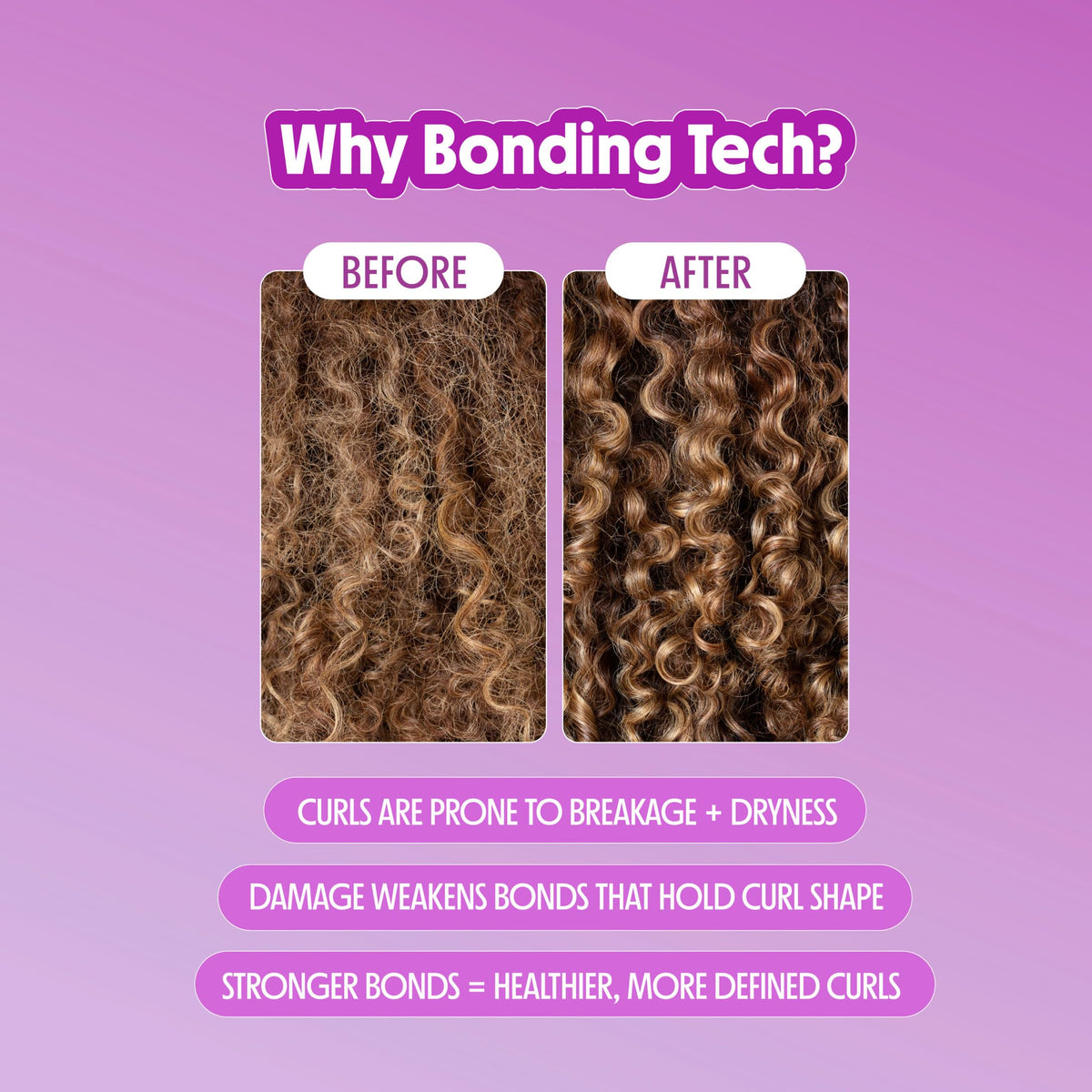 Not Your Mother's Curl Talk Bond Building Shampoo and Conditioner in lifestyle setting