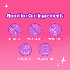 Not Your Mother's Curl Talk Cream application on curly hair