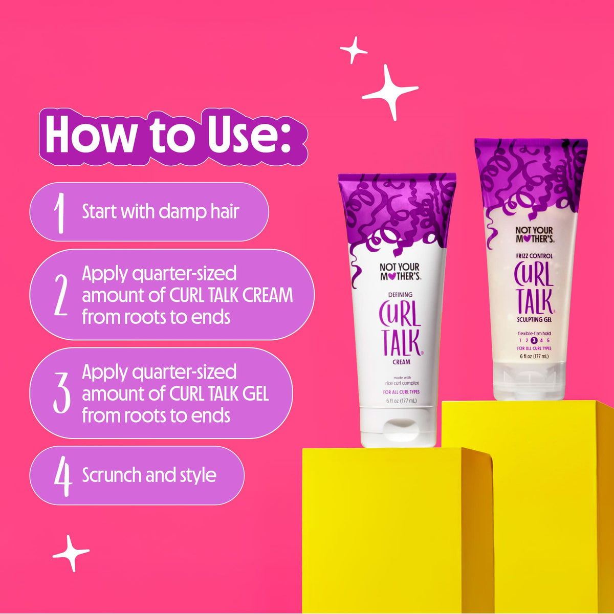 Not Your Mother's Curl Talk Cream texture close-up