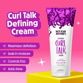 Not Your Mother's Curl Talk Curl Defining Spray Gel and Cream side view