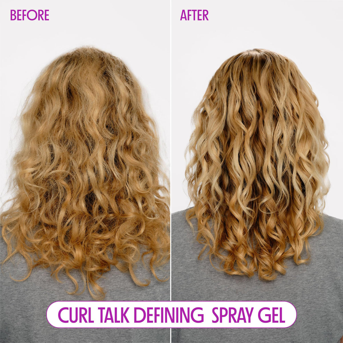 Not Your Mother's Curl Talk Curl Defining Spray Gel application on hair