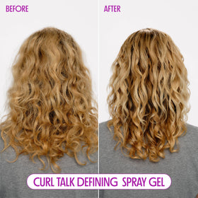 Not Your Mother's Curl Talk Curl Defining Spray Gel application on hair