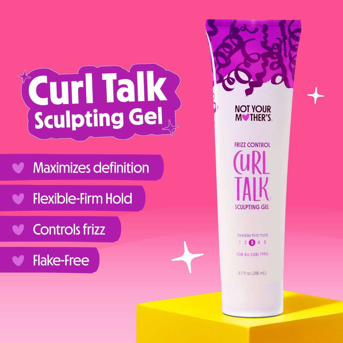 Not Your Mother's Curl Talk Gel and Cream packaging side view
