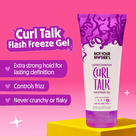 Not Your Mother's Curl Talk Lasting Definition Gel and Frizz Control Lotion side view