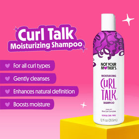 Not Your Mother's Curl Talk Shampoo and Conditioner set packaging