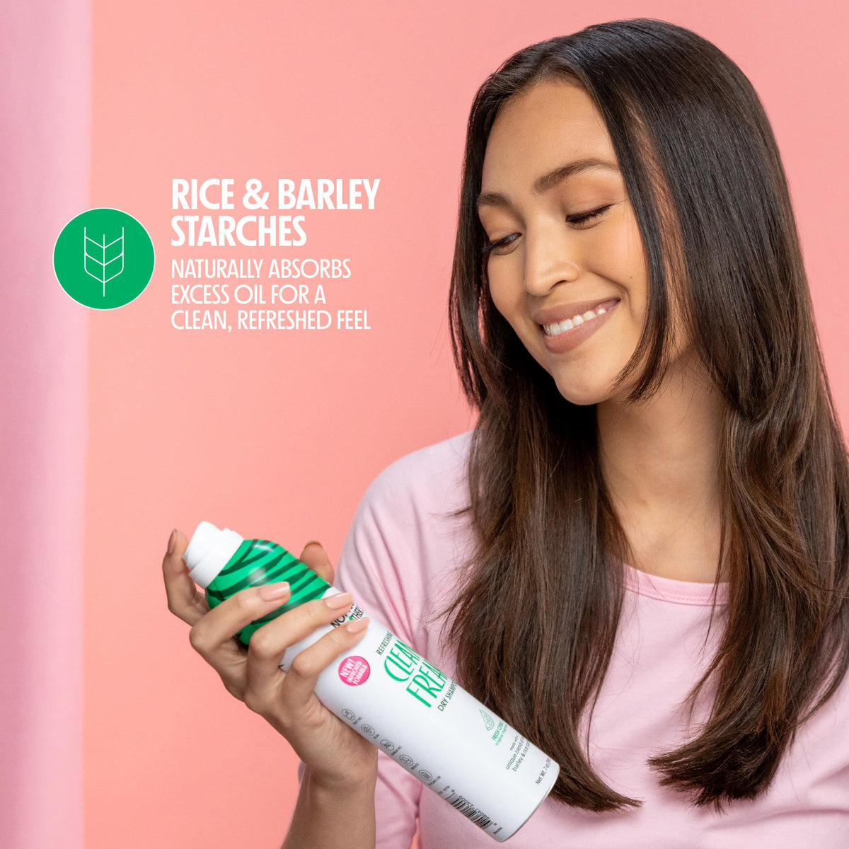Not Your Mother's Jumbo Dry Shampoo Unscented can with ingredients