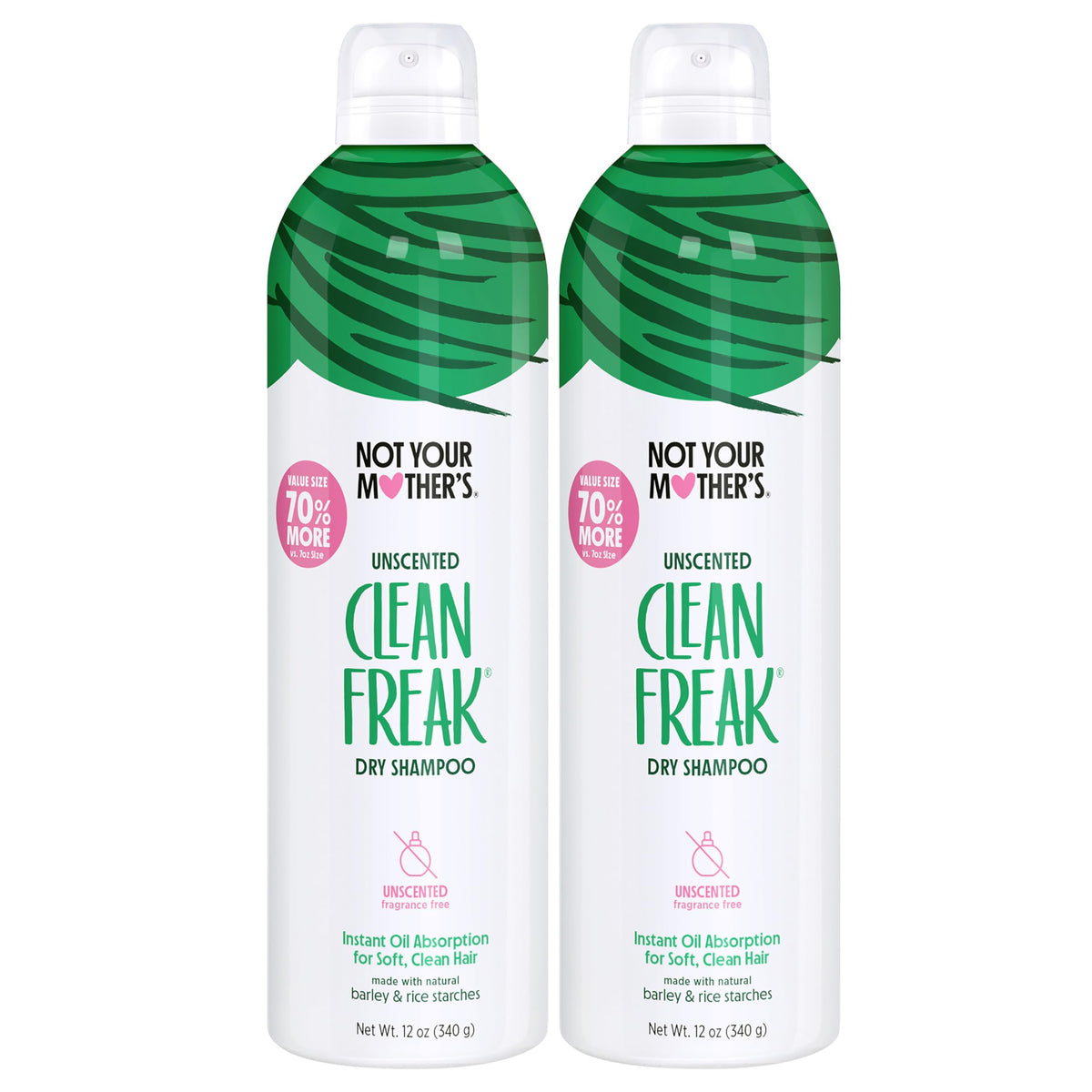 Not Your Mother's Jumbo Dry Shampoo Unscented front view