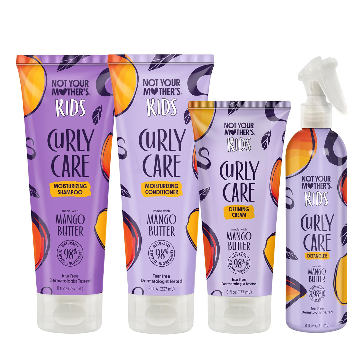 Not Your Mother's Kids Curly Care Shampoo front view with packaging