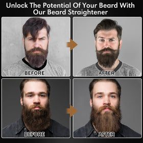Nourishing beard oil and styling balm included in the kit