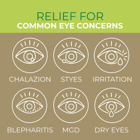NOVEHA Eyelid & Lash Wipes displayed with ingredients