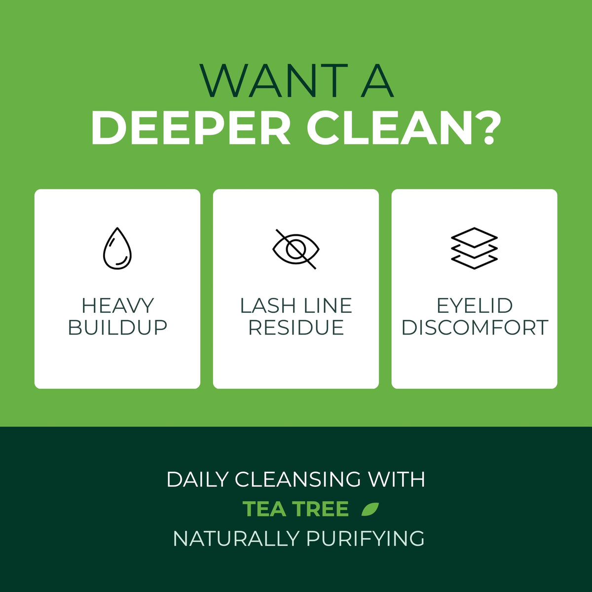 NOVEHA eyelid wipes showing individual packaging
