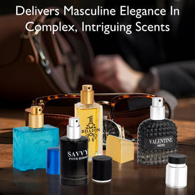NovoGlow Signature Scent 4-Piece Mini Fragrance Set with gift box