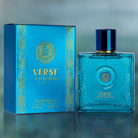 NovoGlow Verse Adonis Eau De Parfum 100ml in lifestyle setting