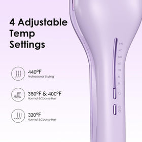 NOVUS Curling Iron Hair Crimper 1.4 Inch with temperature settings