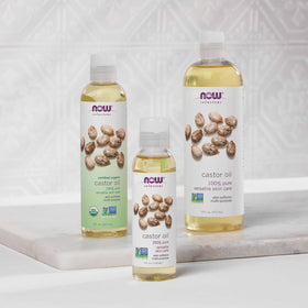 NOW Foods Castor Oil 100% Pure 16-Ounce with dropper