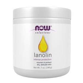 NOW Foods Lanolin Moisturiser 240g front view