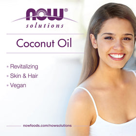 NOW Foods Liquid Coconut Oil in a lifestyle setting