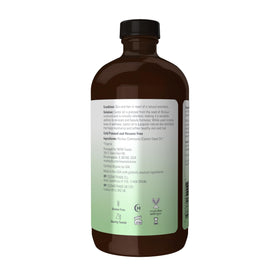 NOW Foods Organic Castor Oil 16 fl. oz back view