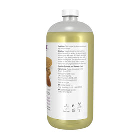 NOW Foods Sweet Almond Oil bottle side view