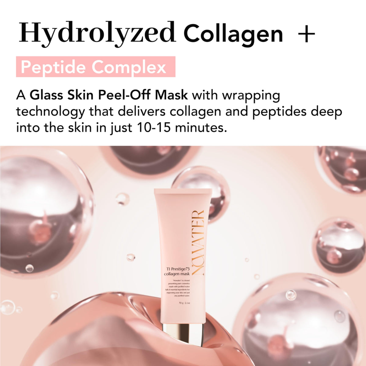 NOWATER Collagen Peel Off Face Mask application spatula