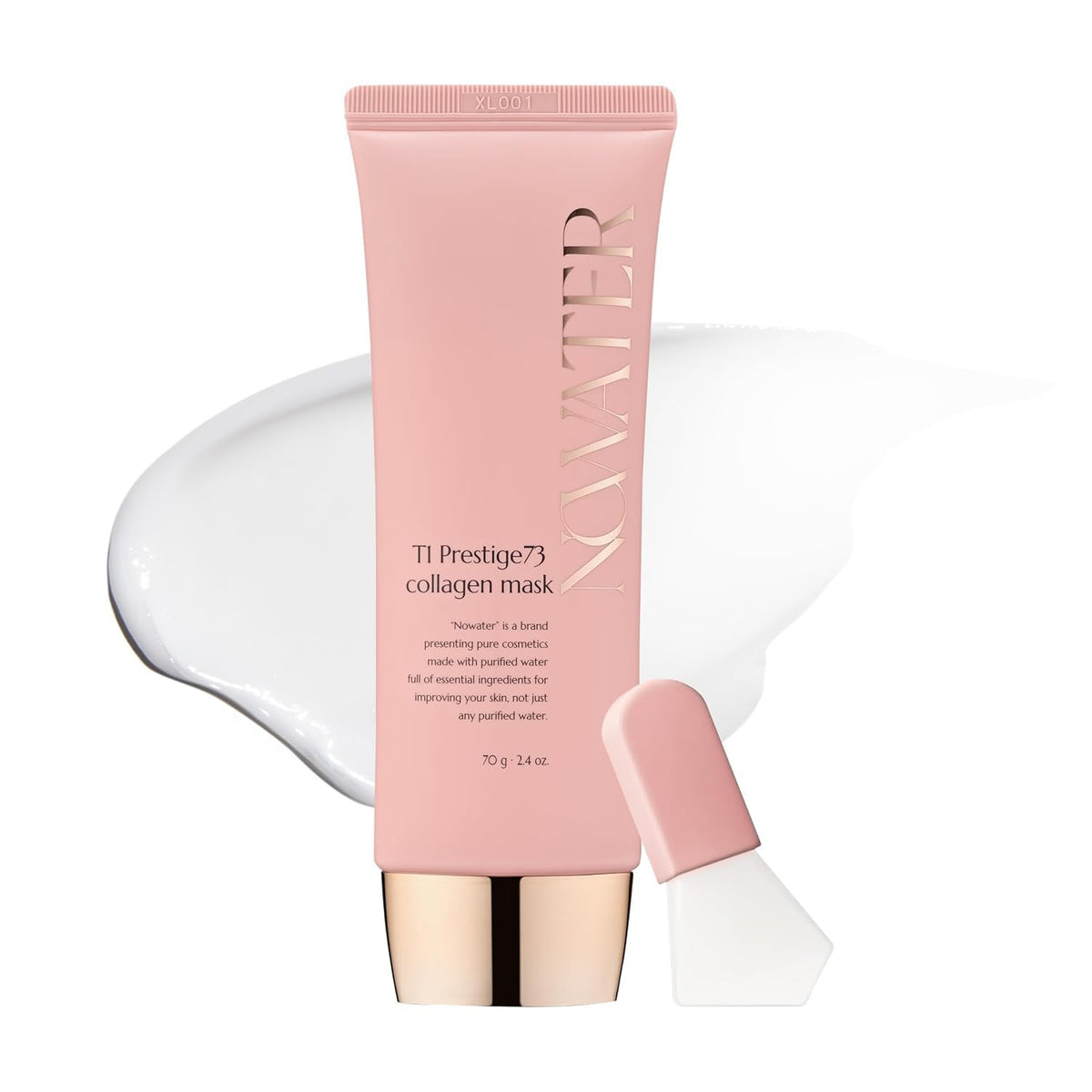 NOWATER Collagen Peel Off Face Mask front view with packaging