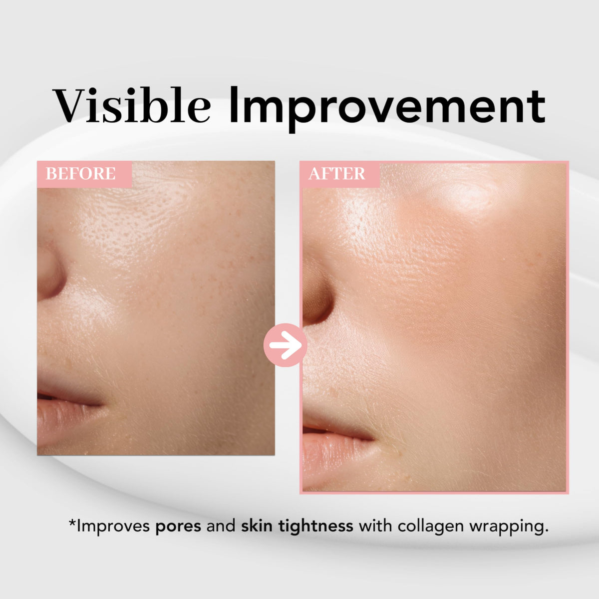 NOWATER Collagen Peel Off Face Mask side view