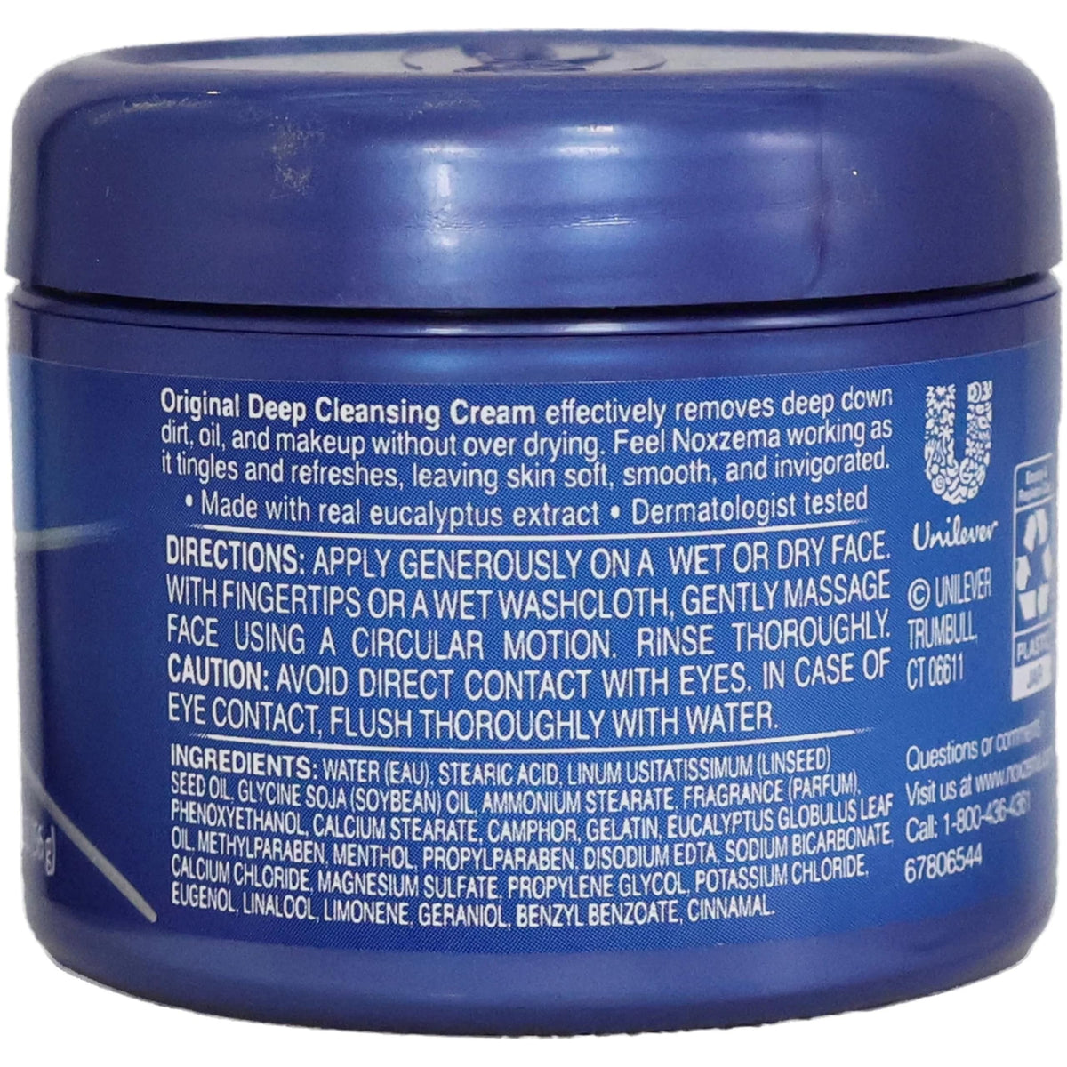 Noxzema Classic Clean Cleanser 2 oz texture on hand