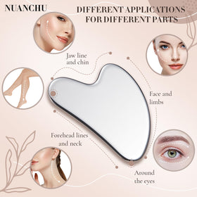 Nuanchu Gua Sha Facial Tool, close-up of polished surface