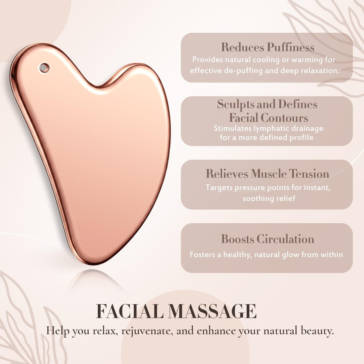 Nuanchu Gua Sha tool close-up of polished finish