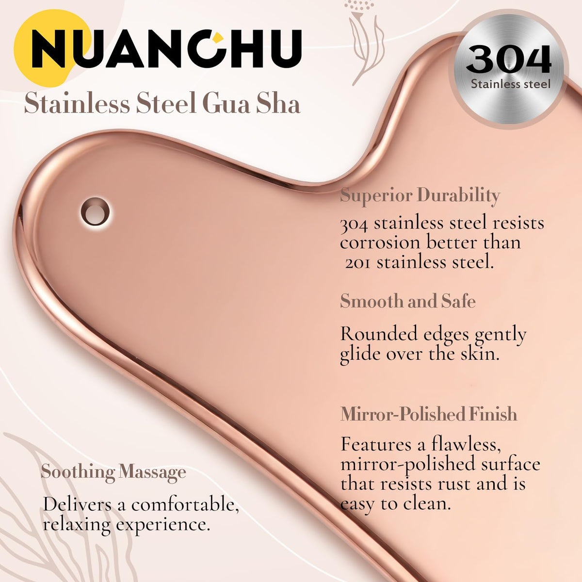 Nuanchu Gua Sha tool on a beauty table