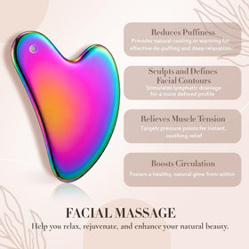 Nuanchu Gua Sha tool placed on a skincare product