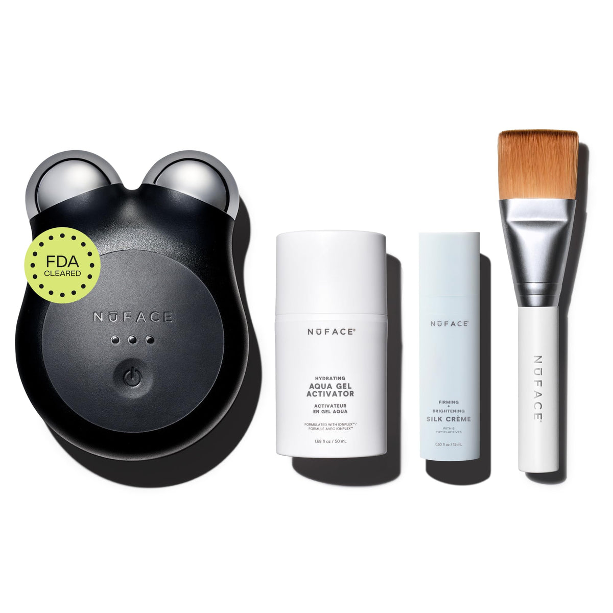 NuFACE MINI+ Facial Sculpting Tool front view in black
