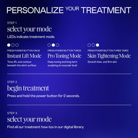 NuFACE MINI+ Facial Sculpting Tool in use on cheeks