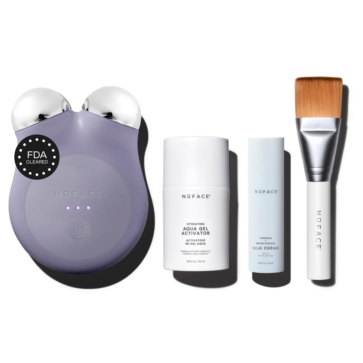 NuFACE MINI+ Facial Sculpting Tool Violet Dusk front view