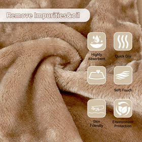 NUGILLA Makeup Remover Cloths displayed with hanging loops for storage