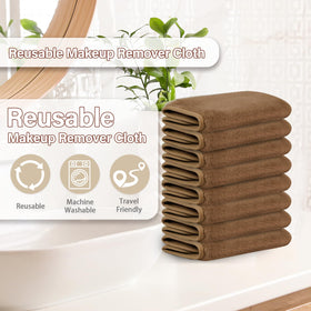 NUGILLA Makeup Remover Cloths in use for makeup removal